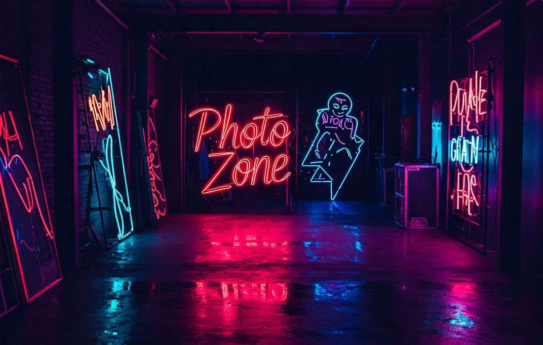 Read more about the article The Magic of Neon Signs: Perfect for Your Photo Zone